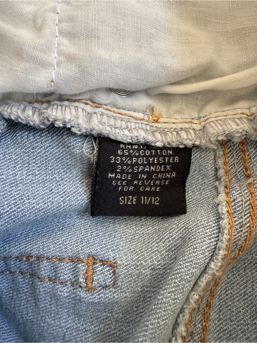 Joujou Star Print Light Wash Denim Jeans - 11/12 - Picture 7 of 8